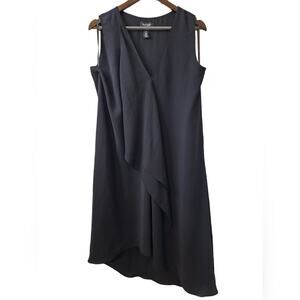 White House Black Market Asymmetrical Hem Ruffle Sheath Dress 14